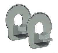 Entgoinggo Lot de 1/2 supports de tuyau de piscine pour piscines hors sol Intex faciles à installer sans perçage 3,2 cm de diamètre Matériau ABS