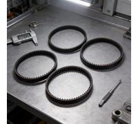 Entgoinggo Lot de 2 courroies d'entraînement de rechange pour aspirateurs Bissell Proheat 2X utilisant les pièces 203-6688 et 203-6804, pour le nettoyage en profondeur des sols et des tapis