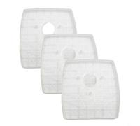Entgoinggo Lot de 3/6/12 filtres de rechange lavables pour SilverCrest M690, pour aspirateur WAP W310 conçus pour améliorer l'efficacité du nettoyage (3 pièces)