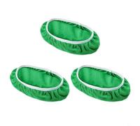 Entgoinggo Lot de 3 serpillères réutilisables en microfibre polaire corail pour balai Swiffer Sweeper, lingettes de nettoyage pour sols humides et secs