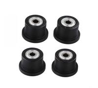 Entgoinggo Lot de 4 rouleaux de siège de rameur en nylon silencieux et lisse pour la plupart des rameurs de fitness, accessoires pour salle de sport, maison