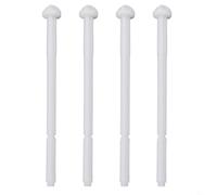 Entgoinggo Lot de 4 tiges de chasse d'eau 240.074.00.1 ABS pour modèles Twinline, plaques de chasse d'eau, chasse d'eau dissimulée, poignée de panneau de chasse d'eau, pour Geberit pour Delta