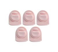 Entgoinggo Lot de 5 bouchons de rechange en silicone pour bouteilles Owala de 532 à 1200 ml, joints d'étanchéité résistants à la chaleur, couvercles anti-fuite, pour sports de plein air (rose)