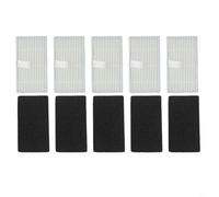 Entgoinggo Lot de 5 filtres HEPA pour aspirateur robot Blaupunkt pour Bluebot for Plus, pièces de rechange pour animaux domestiques et enfants, accessoires faciles à installer pour maintenir l'air