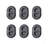 Entgoinggo Lot de 6 petits corps de plancher arrière en caoutchouc pour Jeep Wrangler JK pour trou de vidange compatible avec les modèles 2 portes et 4 portes 2014-2018
