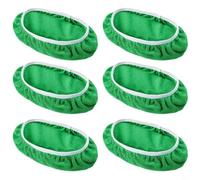 Entgoinggo Lot de 6 serpillères réutilisables en microfibre polaire corail pour balai Swiffer Sweeper, lingettes de nettoyage pour sols humides et secs