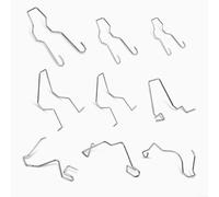Entgoinggo Lot de 9 clips de fixation pour ampoule de phare de voiture compatible H1 H3 H4 H7