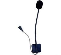 Entgoinggo Microphone de voiture de rechange souple et rigide pour casques Cardo avec suppression du bruit et câblage plaqué argent pour casques (dur)