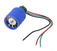 Entgoinggo Moteur de soufflerie sans balais 12 V CC 130 000 tr/min, avec boîtier en alliage de zinc et bobine de cuivre pur, pour sèche-linge à main, outils industriels (12 V 9 W + plaque)