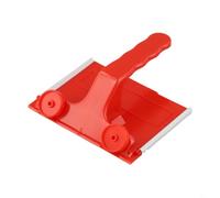 Entgoinggo Outil de peinture pour bordures pour murs d'angle et plafonds avec poignée ergonomique pour plinthes, portes et moulures, kit de brosse rouleau de peinture sans couture