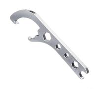 Entgoinggo Ouvre-boîte multifonction Outil robuste en acier à haute teneur en carbone pour ouvrir des seaux en plastique et des fûts d'huile Antirouille, avec trous de retrait de vis Compact (A)