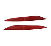 Entgoinggo Paire de réflecteurs de pare-chocs arrière pour Alfa pour Stelvio 2018-2023 - Lentille rouge de rechange OEM 50553181 50553182 ABS accessoires extérieurs