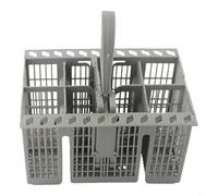 Entgoinggo Panier à couverts de rechange, pour Bauknecht Indesit, pour lave-vaisselle Hotpoint : C00257140 488000386607 DWB304 Modèles : porte-ustensiles en plastique gris
