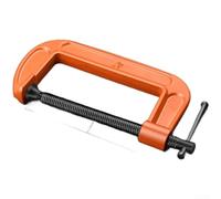 Entgoinggo Pince G robuste en acier moulé pour le travail du bois et du métal avec tige filetée traitée thermiquement antidérapante pour une protection de surface et une prise en main sûre (F)