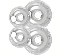Entgoinggo Plateau d'égouttement pour table de cuisson à gaz W10196406 et W10196405 avec brûleurs chromés, pour une gestion efficace des déversements et un nettoyage facile dans la cuisine