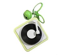 Entgoinggo Porte-clés pour mini enregistreur vocal pour message personnalisé, appareil audio compact pour enregistrer des mots d'amour et de la musique, souvenir portable pour clés et ornements (C)