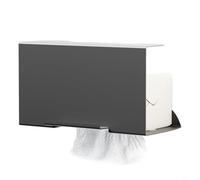 Entgoinggo Porte-serviettes en papier robuste sous l'armoire, étagère de rangement de cuisine, pour rouleaux de mouchoirs et essuie-mains, économie d'espace, support mural, pour décoration d'intérieur