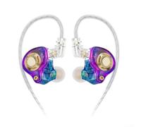 Entgoinggo Pour QKZ AK6 Gaming IEM avec micro trois modes de réglage, écouteurs HiFi amovibles, câble de 075 mm, suppression du bruit, moniteurs intra-auriculaires stéréo pour musique et appels