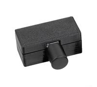 Entgoinggo Régulateur de ventilateur PWM à 4 broches alimenté par USB-C pour pompe de refroidissement à eau pour ordinateur 0-100 % réglable avec bouton noir