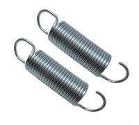 Entgoinggo Ressort de tension de rechange compatible avec Toro 138-7228 tondeuse à gazon et tondeuse à gazon, pièces de rechange d'équipement électrique extérieur, argenté (2 pièces)