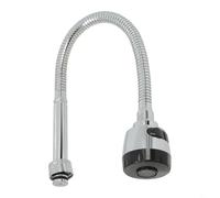 Entgoinggo Robinet de cuisine flexible avec bec pivotant à 360° et pulvérisateur double mode en acier inoxydable pour évier aéré et jet d'écoulement pour un nettoyage efficace