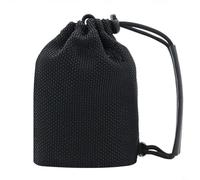 Entgoinggo Sac de rangement en maille transparente pour haut-parleur JBL GO5 avec cordon de serrage, avec housse de protection, pour voyage, randonnée et aventures en plein air