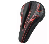 Entgoinggo Silicone, pour housse de selle épaisse rembourrée en gel, pour route de montagne, pour vélo, confortable, doux, protection gris, rouge, bleu, 29 x 19 cm (bleu)