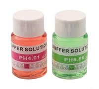 Entgoinggo Solution d'étalonnage du pH pour un pH-mètre précis et un testeur d'Orp, fluide tampon essentiel pour la croissance des plantes hydroponique, vérification en deux points (4.01)