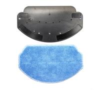 Entgoinggo Support de balai à franges avec chiffons en microfibre pour robot Kabum, Smart 100 Irbis 0321, Midea VCRO4W, MAMIBOT, Redmond VR 1321S, accessoires de nettoyage (A)