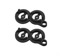 Entgoinggo Support de bouton, pour GB, pour console portable Zero X Y, accessoires de modification de trou de fente de positionnement PLA, pour un meilleur contrôle de jeu et (noir)