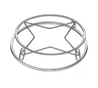 Entgoinggo Support de casseroles et cuiseur vapeur en acier inoxydable, avec base en étoile, pour une cuisine stable, résistant à la chaleur, organisateur de cuisine, pour un usage quotidien à la