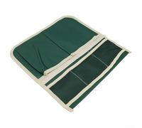 Entgoinggo Tabouret à genoux pliable avec sac à outils de jardin attaché, tabouret de jardin pliable sac à outils imperméable Oxford portable pochette de jardin