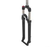 Entgoinggo Verrouillage hydraulique avant en alliage d'aluminium, fourche pour VTT, avec suspension à ressort à huile et fil de contrôle des épaules, pour sentiers difficiles (73,7 cm, bleu)