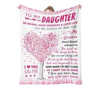 Enthusiasm Couverture cadeaux d'anniversaire pour fille, cadeau d'anniversaire de maman, papa, fille, cadeaux uniques pour fille adulte, couverture To My Baby Girl (150 x 200 cm)