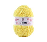 ENticerowts Lot de 10 pelotes de laine à tricoter pour enfants et bébés Jaune clair en Acrylique