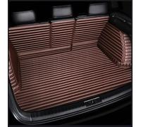 EntièRement Entouré Tapis De Coffre Voiture pour Hyundai Tucson 2021-2026 The Right Side Does Not Have Speakers, Cuir AntidéRapant ImperméAble à Protection Couverture,Coffee