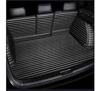 EntièRement Entouré Tapis De Coffre Voiture pour Hyundai Tucson 2021-2026 The Right Side Does Not Have Speakers, Cuir AntidéRapant ImperméAble à Protection Couverture,Black+Beige