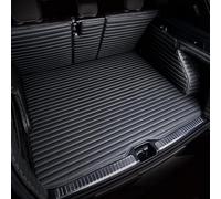 EntièRement Entouré Tapis De Coffre Voiture pour Jeep Cherokee 2019-2026 The Right Side Does Not Have Speakers, Cuir AntidéRapant ImperméAble à Protection Couverture,All-Black