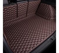 EntièRement Entouré Tapis De Coffre Voiture pour Jeep Wrangler 4doors 2011-2015（with a Speaker on The Right）, Cuir AntidéRapant ImperméAble à Protection Couverture,Brown