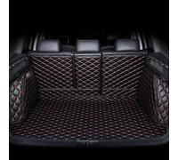 EntièRement Entouré Tapis de Coffre Voiture pour Land Rover Range Rove 5seats 2007-2012, Cuir AntidéRapant ImperméAble à Couverture Plancher Doublure,Normal-B-Black Red Line