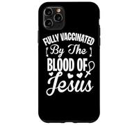 Entièrement vacciné par Le Sang de Jésus - Chapelet Christ Seigneur Coque pour iPhone 11 Pro Max