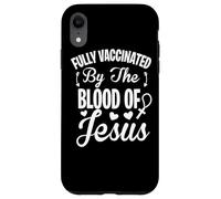 Entièrement vacciné par Le Sang de Jésus - Chapelet Christ Seigneur Coque pour iPhone XR