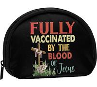 Entièrement vacciné par Le Sang de jésus Porte-Monnaie Portefeuille Femmes et Filles Mignon Mode Sac Changement Pochette Porte-clés Femmes Sac à Main Cadeau