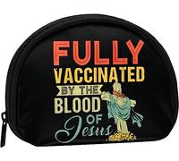 Entièrement vacciné par Le Sang de jésus Porte-Monnaie Portefeuille Femmes et Filles Mignon Mode Sac Changement Pochette Porte-clés Femmes Sac à Main Cadeau