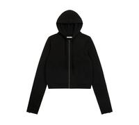 Entire Studios - SweaT-shirt z fermetureure éclair raccourci - Femme - Sweatshirts et sweats à capuche - Noir - Taille: 40 FR