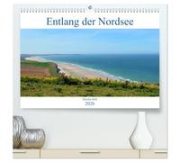 Entlang der Nordseeküste (hochwertiger Premium Wandkalender 2026 DIN A2 quer), Kunstdruck in Hochglanz: Erleben Sie die Traumstrände entlang der Nordsee