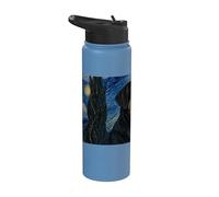 Entlebucher Mountain Dog Van Gogh Nuit étoilée Stainless Steel Insulated Water Bottle