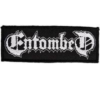 Entombed Écusson avec logo tissé et sous licence.