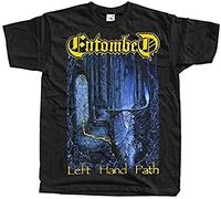 Entombed Left Hand Path Death Metal Music T-Shirt Mens Unisex Black Tees M