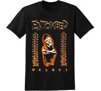 Entombed T-Shirt Graphic Mens Basic Short Sleeve Unisex Cotton Casual T-Shirt Size XXL